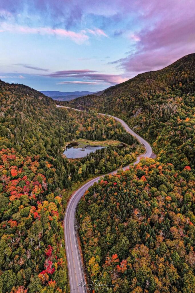 Route 17 leading to Appalachian Gap